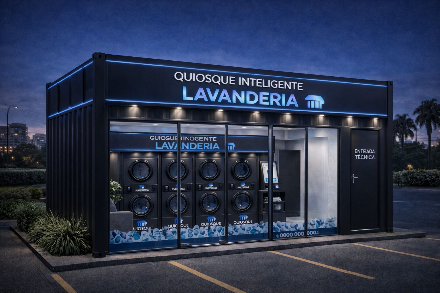 Quiosque Container — Externo